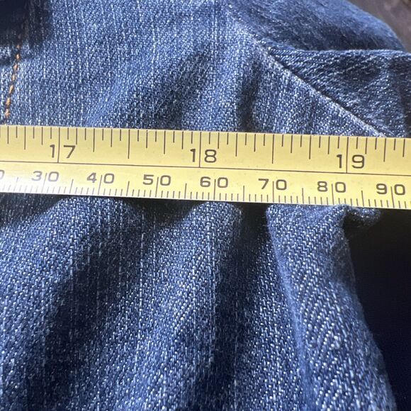 Coldwater Creek Women's Size 8 (Small)Long Sleeve Embroidered Hem Jean Jacket - Picture 5 of 8